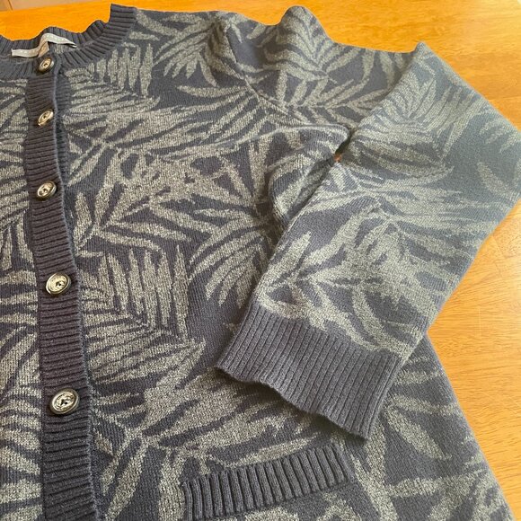Vintage Proenza Schouler for Target Tropical-Print jacquard cardigan - Picture 2 of 10